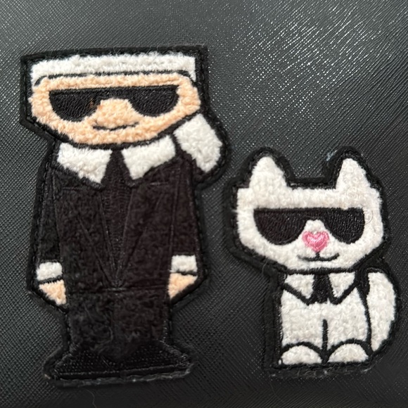 *SOLD* Karl Lagerfeld Paris Black Armored Crossbody bag NWT - Picture 7 of 16